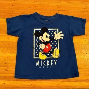 Disney Mickey Mouse blue short sleeve tee shirt
